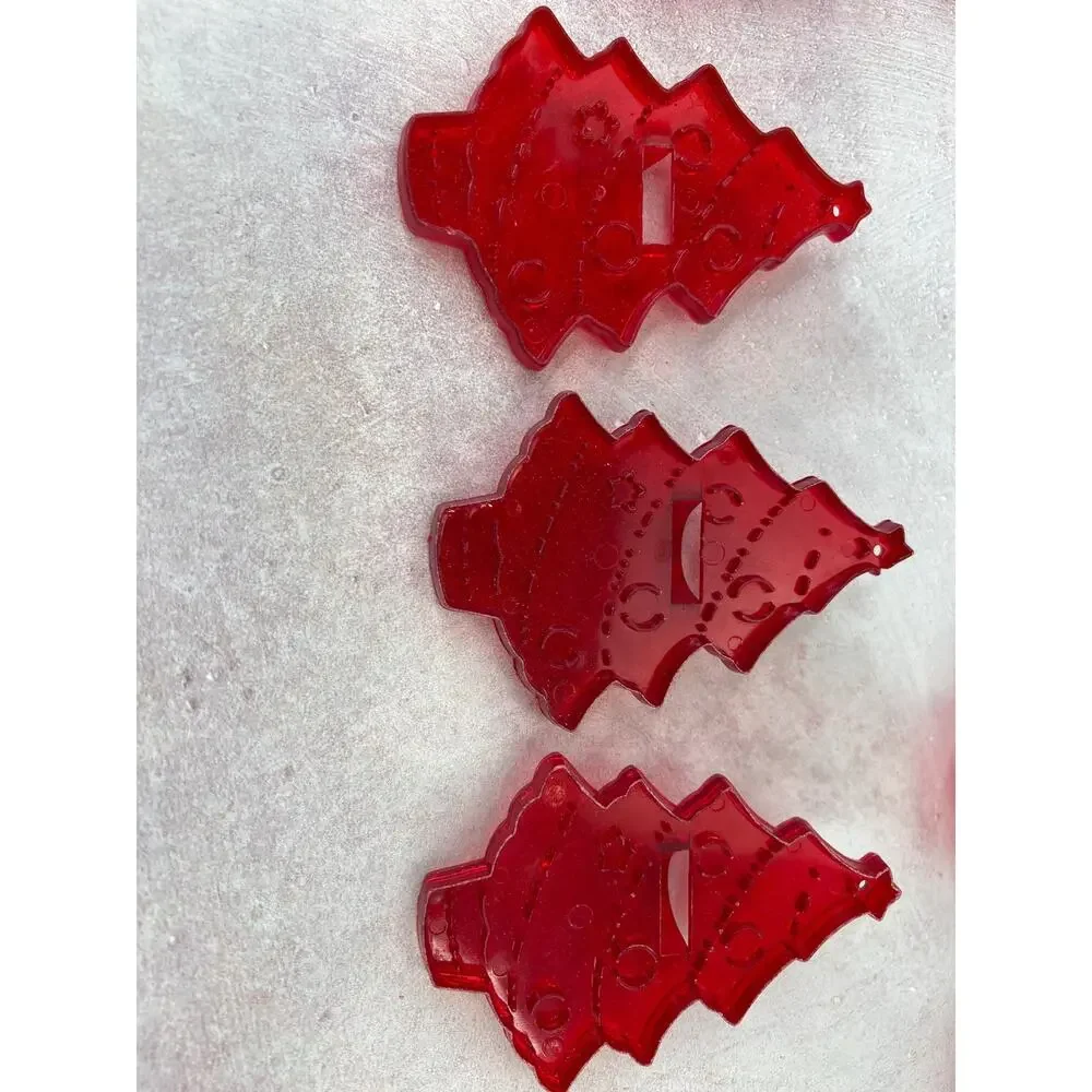 Plastic‎ Christmas tree Cookie Cutters Set of 3